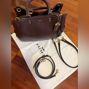 [SOLD] Coach Rogue 31 Bag Maple